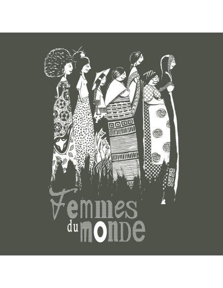 T shirt coton bio équitable BEITUN "Femmes du monde"