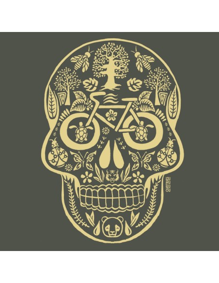 T shirt coton bio équitable DAKAR "Tête de Vie"