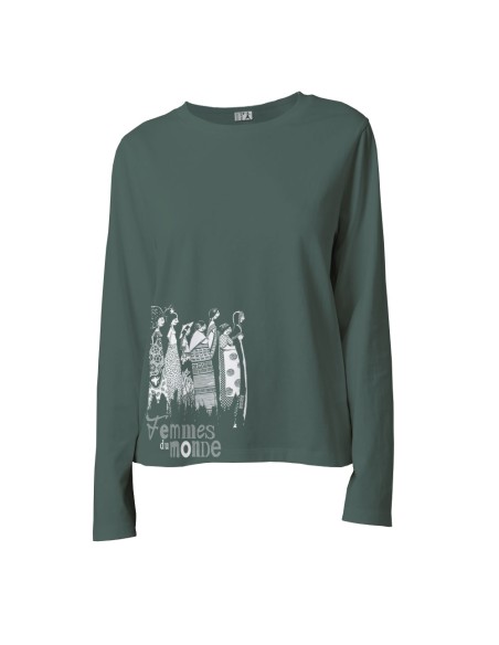Organic & fairtrade Tee-shirt ABASAN "Femmes du Monde"