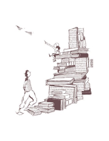 T-shirt coton bio éthique ABASAN "Escalivres"