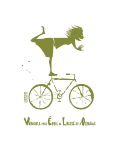 T-shirt coton bio éthique ABASAN "Vélo" 2