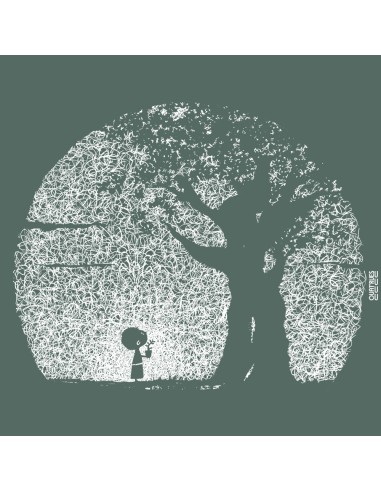 T-shirt eco-responsable "Pousse" en coton bioogique