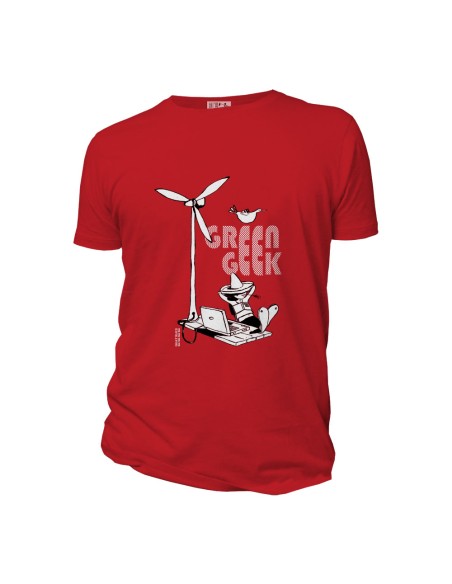 T-shirt bio équitable DOUALA "Green Geek"