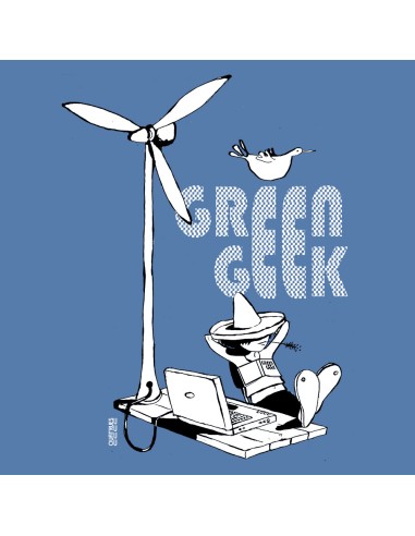 T-shirt bio équitable DOUALA "Green Geek"
