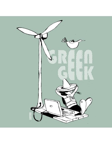 Organic und Fair T-Shirt DOUALA "Green Geek"