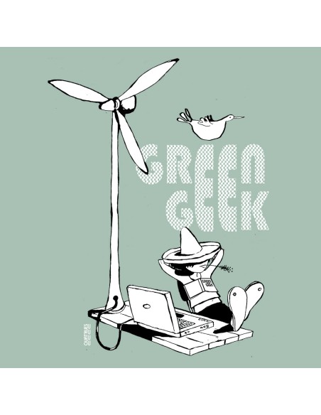Organic und Fair T-Shirt DOUALA "Green Geek"