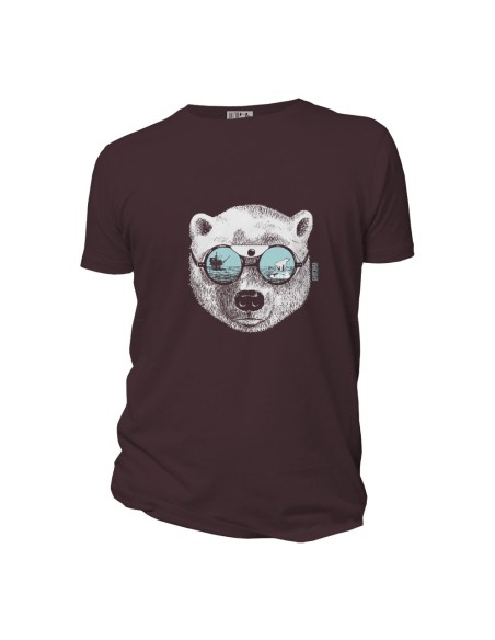 T-shirt bio équitable DOUALA "La peau de l'ours"