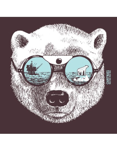 Organic and fair T-shirt BEITUN "La peau de l'ours"
