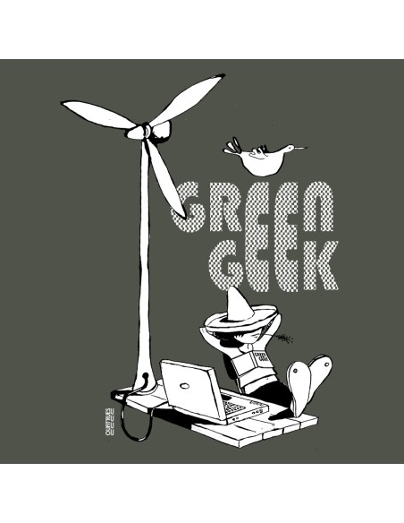 Organic and fair T-shirt BEITUN "Green Geek"