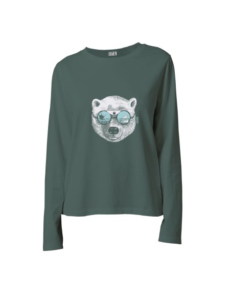 T-shirt coton bio éthique ABASAN "La peau de l'ours"