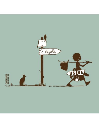 T-shirt bio équitable DOUALA "Usine buissonnière"