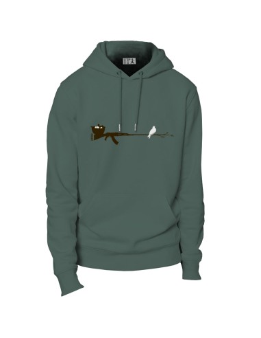 Ethisches Bio-Kapuzensweatshirt JAISALMER "Peace & Vole"