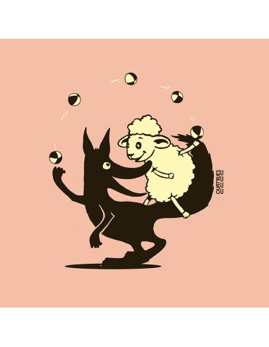 Organic and ethical baby T-shirt JOAO "Jeux, tu, ils"