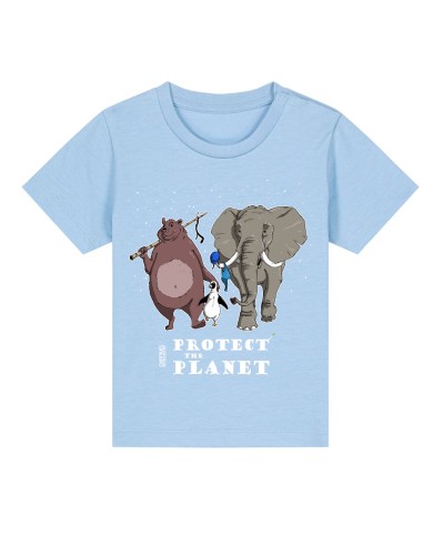 Bio und Fair Baby T Shirt JOAO "Protect the planet"