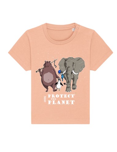 Bio und Fair Baby T Shirt JOAO "Protect the planet"