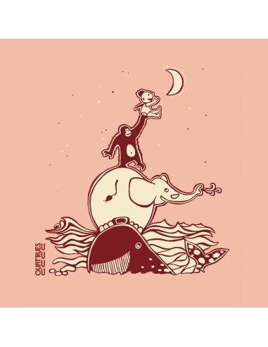 Bio und Fair Baby T Shirt JOAO "Décrocher la lune"