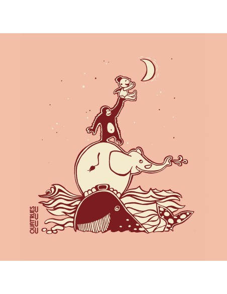 T shirt bébé bio équitable JOAO "Décrocher la lune"