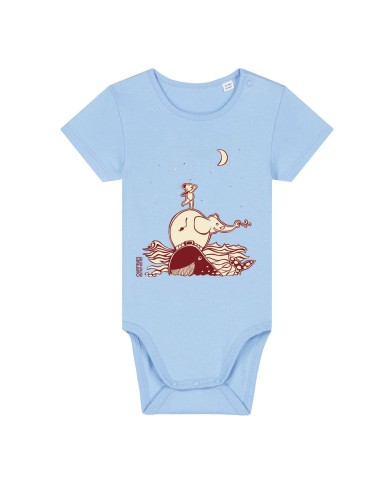 Organic and fair baby body RIO "Décrocher la lune"