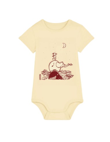 Organic and fair baby body RIO "Décrocher la lune"