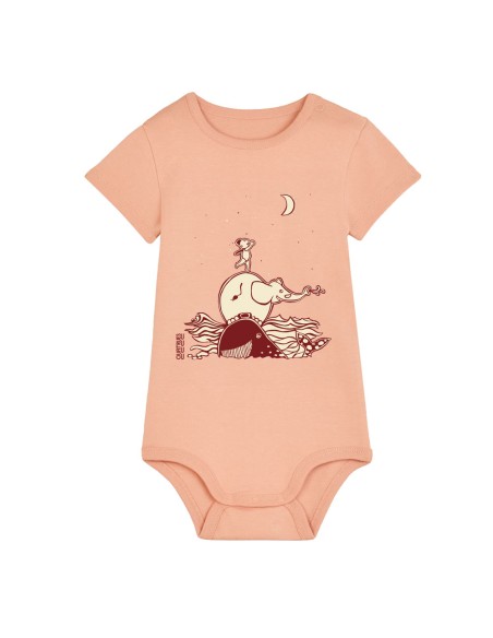 Organic and fair baby body RIO "Décrocher la lune"