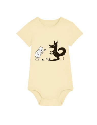 Organic and fair baby body RIO "Jeux, tu, ils"