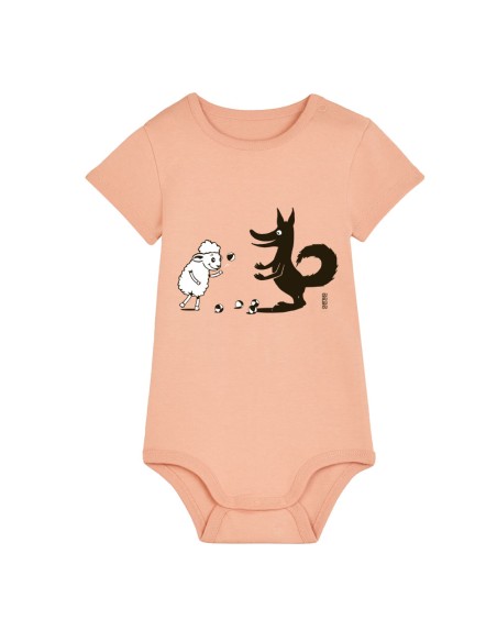 Organic and fair baby body RIO "Jeux, tu, ils"