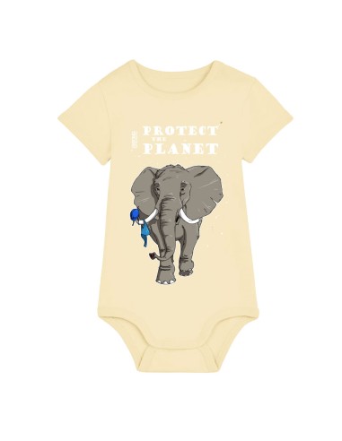 Organic and fair baby body RIO "Protect the planet"