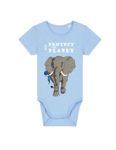 Organic and fair baby body RIO "Protect the planet"