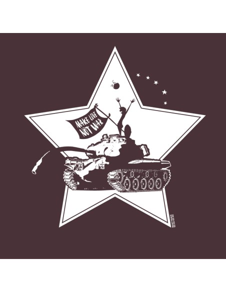 T-shirt bio équitable DOUALA "Make Love"