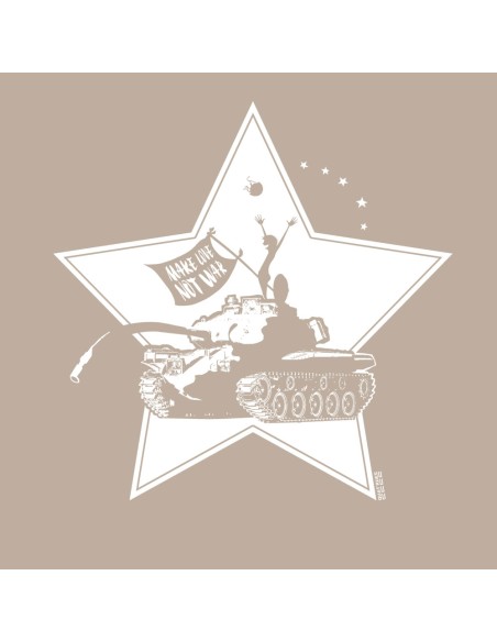 T-shirt bio équitable DOUALA "Make Love"