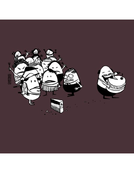 T-shirt bio équitable DOUALA "La part du gâteau"