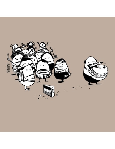 Organic und Fair T-Shirt DOUALA "La part du gâteau"