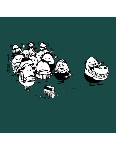 Organic und Fair T-Shirt DOUALA "La part du gâteau"