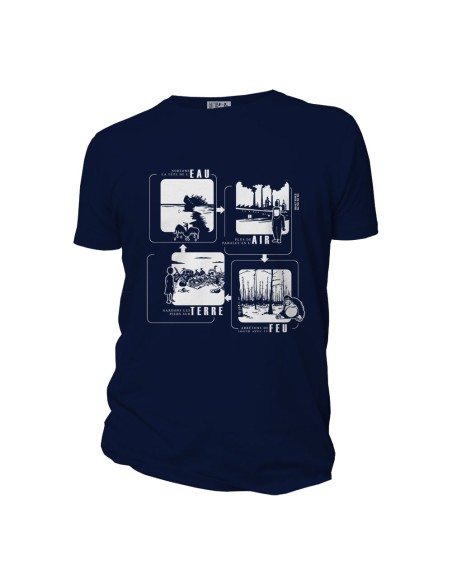 T-shirt bio équitable DOUALA "4 éléments"