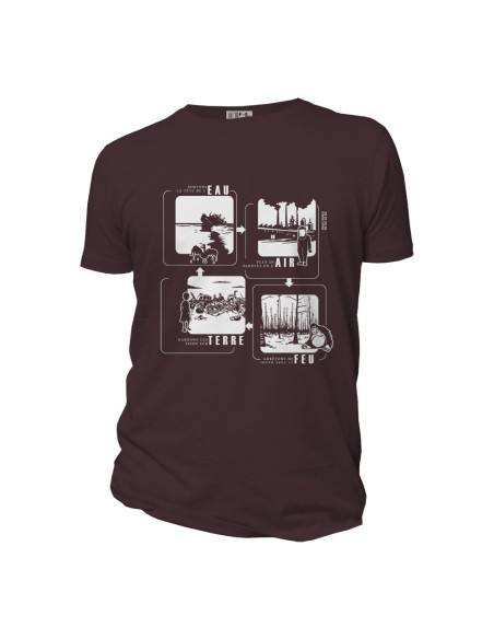 Organic und Fair T-Shirt DOUALA "4 éléments"