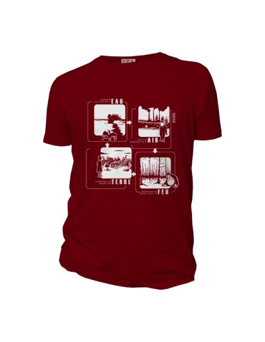 Organic and ethical T-Shirt DOUALA "4 éléments"