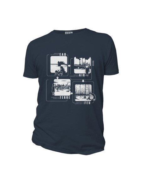 Organic and ethical T-Shirt DOUALA "4 éléments"