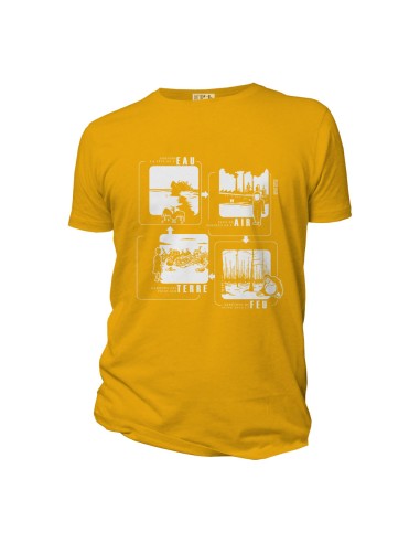 T-shirt bio équitable DOUALA "4 éléments"