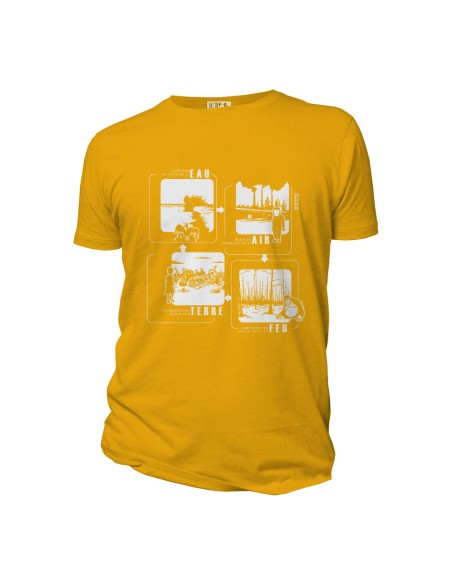 T-shirt bio équitable DOUALA "4 éléments"