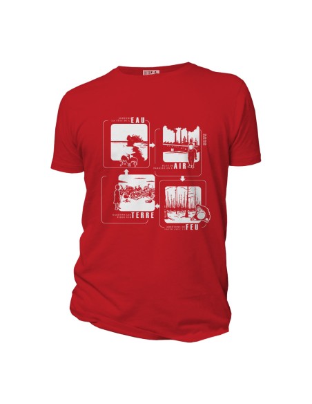 T-shirt bio équitable DOUALA "4 éléments"