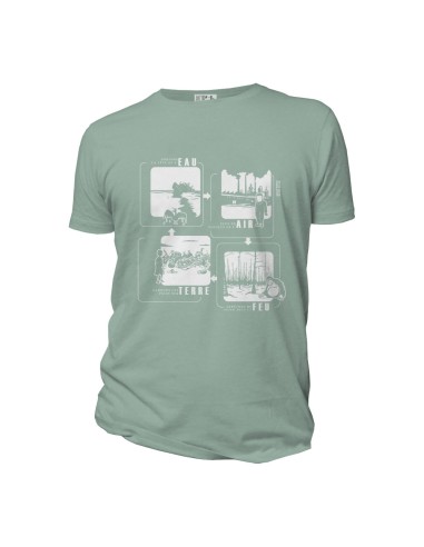 Organic und Fair T-Shirt DOUALA "4 éléments"