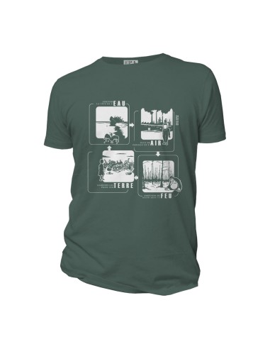 Organic and ethical T-Shirt DOUALA "4 éléments"