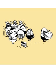 Bio und Fair V-Ausschnitt T-Shirt AWARA "La part du gâteau" 2