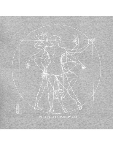 T-shirt équitable coton bio col V AWARA "Multiplex Humanum Est"