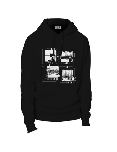 Sweat bio éthique unisexe JAISALMER "4 éléments"