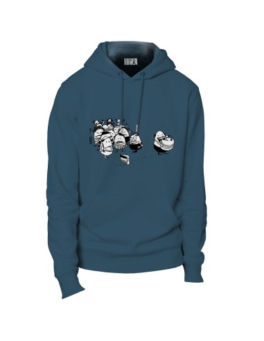 Ethical organic hoodie JAISALMER "La part du gâteau"