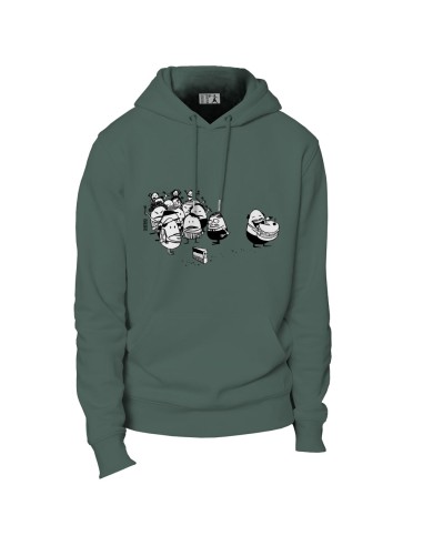 Ethical organic hoodie JAISALMER "La part du gâteau"