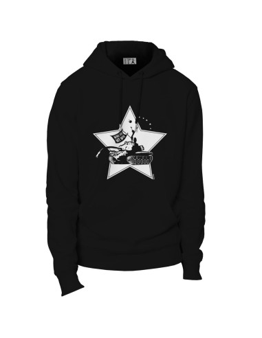 Ethical organic hoodie JAISALMER "Make Love"