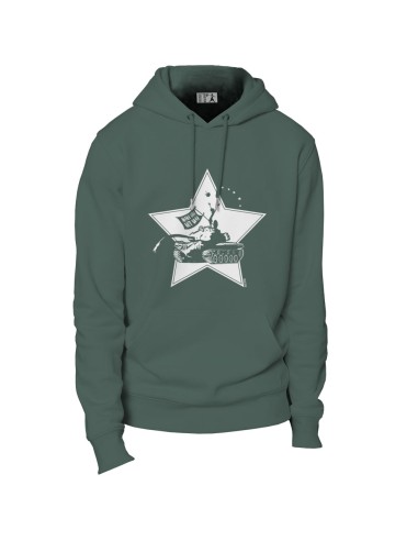 Ethical organic hoodie JAISALMER "Make Love"