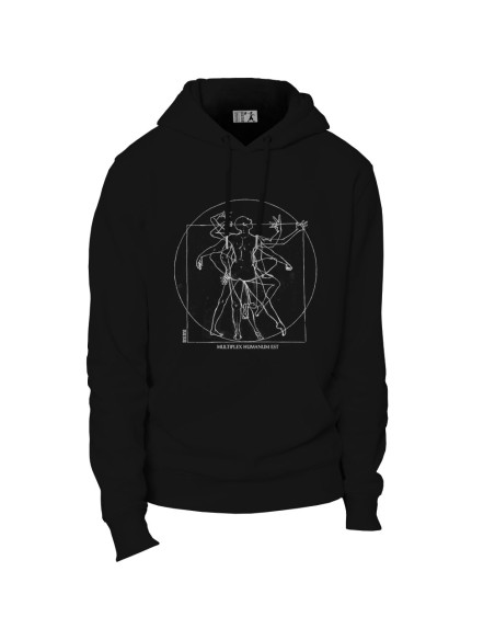 Ethisches Bio-Kapuzensweatshirt JAISALMER "Multiplex Humanum Est"